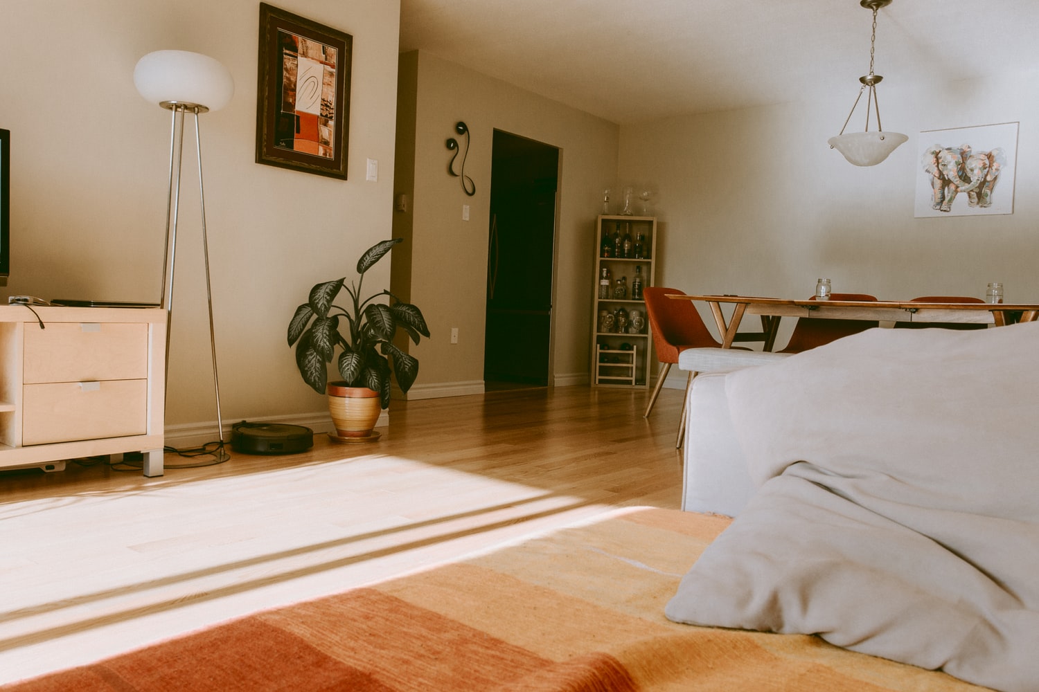 baguio apartment home natural light colored rugs