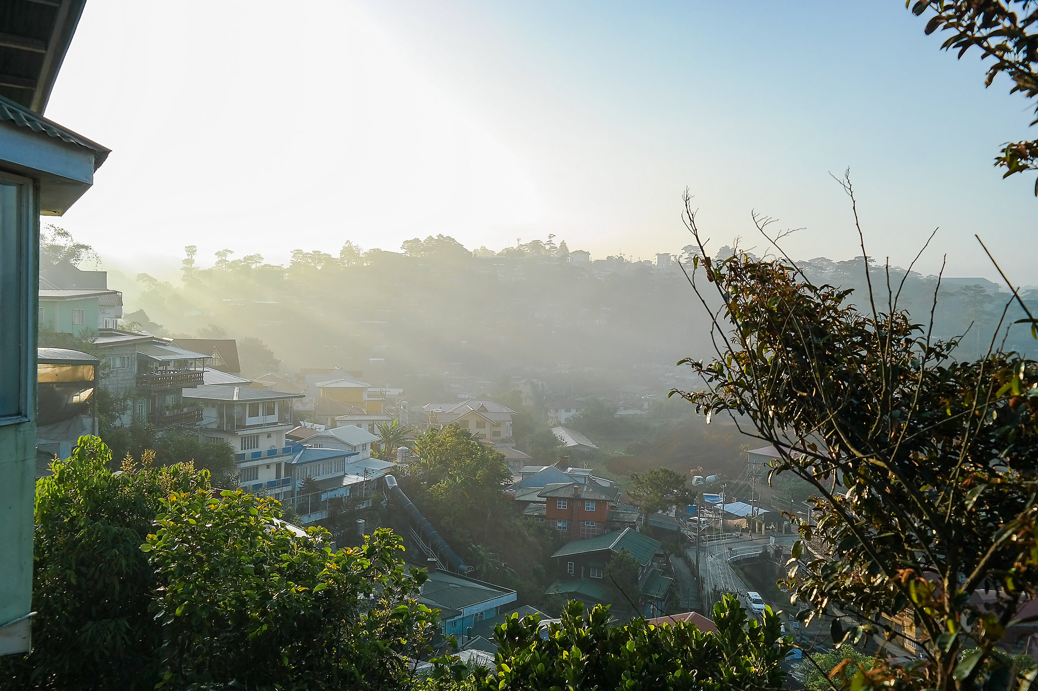 baguio city morning cold climate