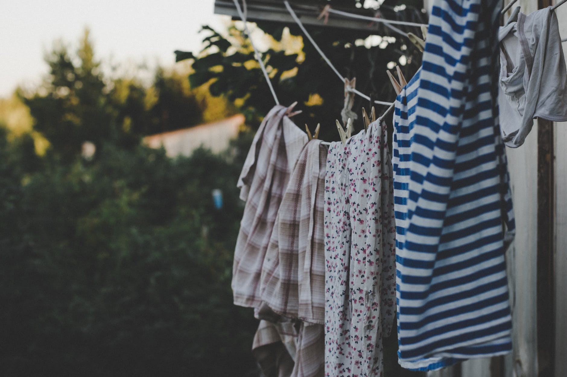 prevent mold baguio home - dry clothes outside